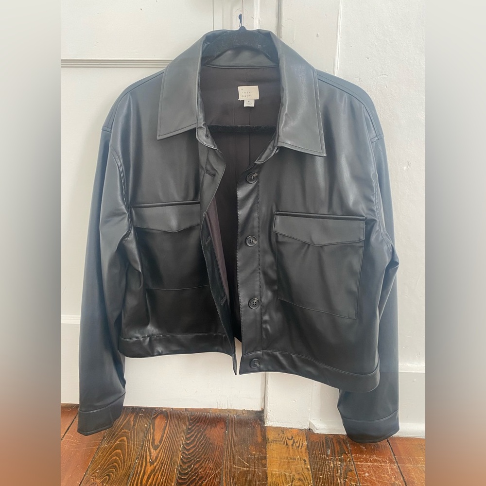 Leather jacket. Never worn.